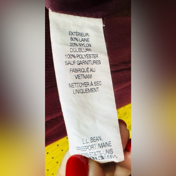 L.L Bean Wool Peacoat Comes With a Gift❗️ 🎁 - Picture 5 of 6